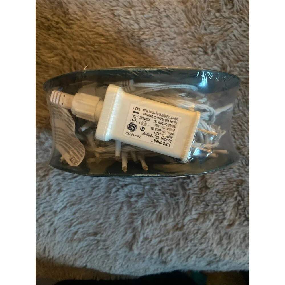 GE Color Changing LED String Lights White Wire 150 Ct 43.4-ft Multi-Function